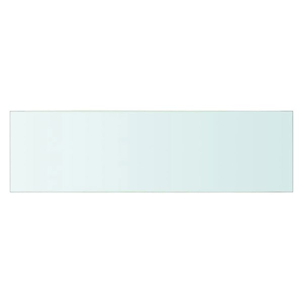 Berkfield Shelves 2 pcs Panel Glass Clear 70x20 cm