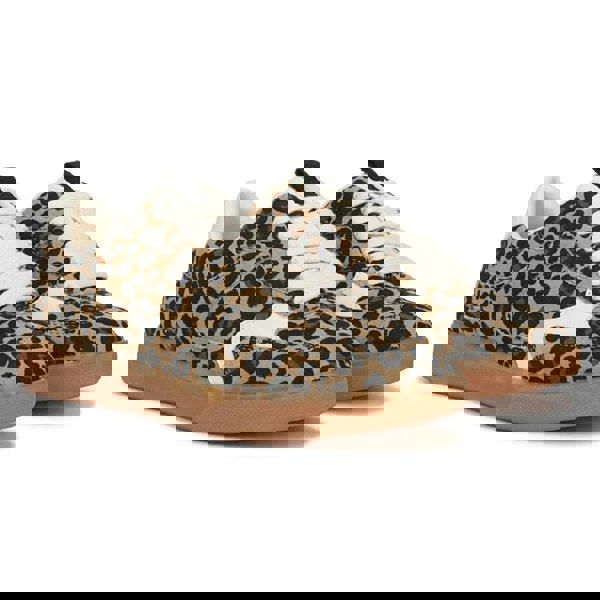 Blowfish Malibu Tastic - Women's Leopard Brown Lace-Up Sneakers