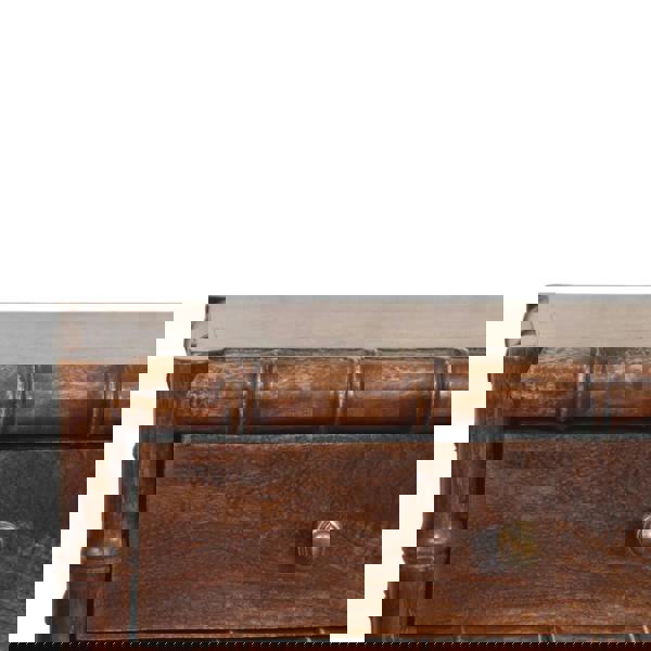 Artisan Furniture Bamboo Frame Nightstand in Roasted Almond