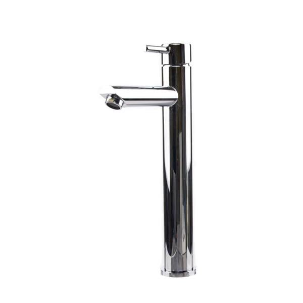 Flode Hunneberg High Rise Mono Basin Mixer Tap - Polished Chrome Finish