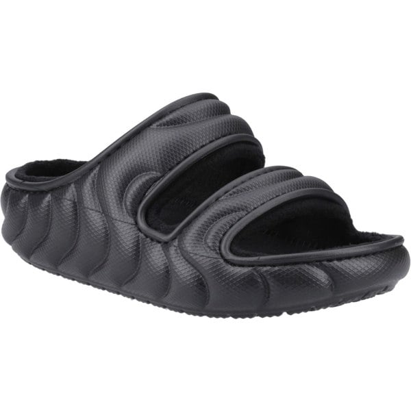 Crocs Classic Cozzzy Overpuff Sandal Womens - Black