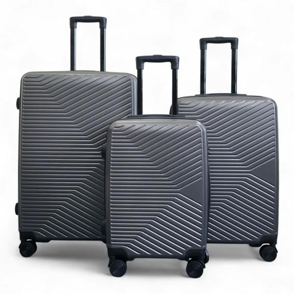 Infinity Luggage Hardshell Suitcase Set Robust 8 Wheel Luggage Cabin Case Bag