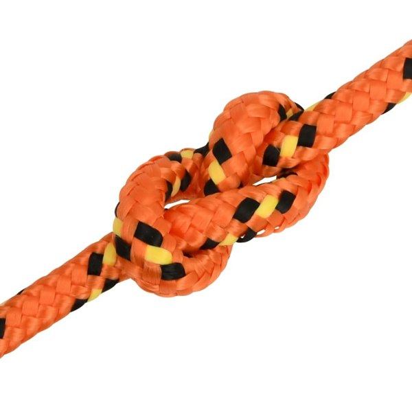 Berkfield Boat Rope Orange 10 mm 500 m Polypropylene