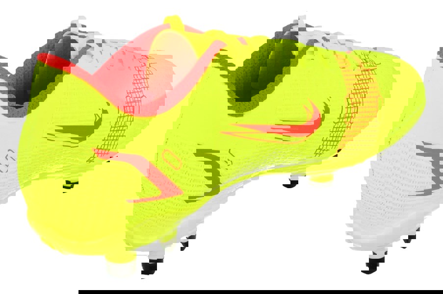 Nike Junior Vapor 14 Club Fg/Mg Football Boots Cv0823  760 - Volt Bright Crimson 760 - Photo 2