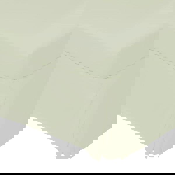 Belledorm Easycare Percale Platform Valance - Green Apple - 