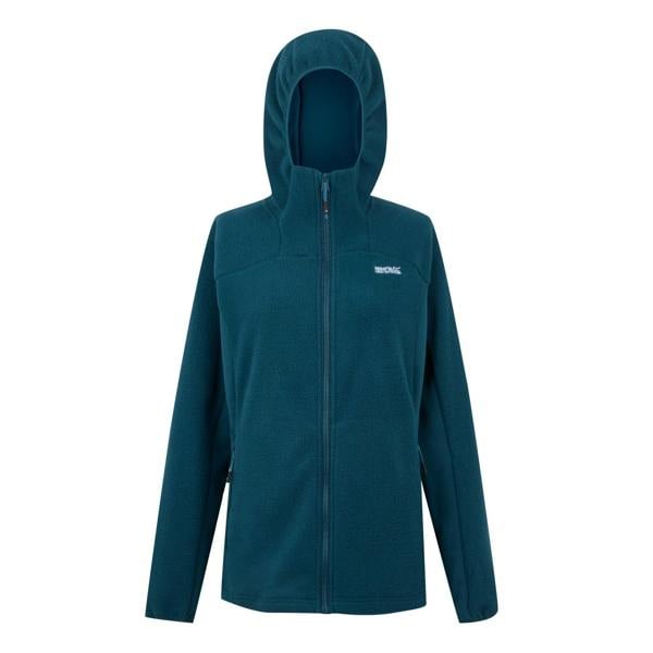 Regatta Womens/Ladies Elinn Hooded Fleece Jacket - Moroccan Blue