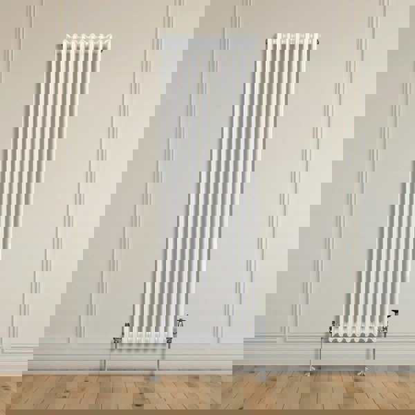 Monstershop Traditional 3 Column Radiator - 1800 x 472mm - White