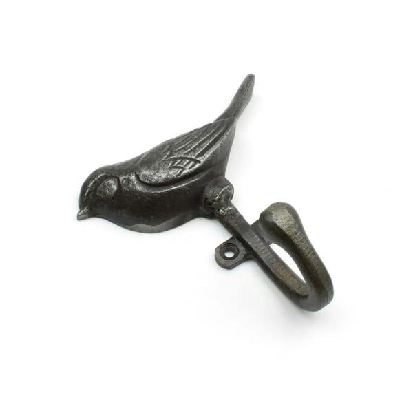 Antique Cast Iron Single Bird Hook