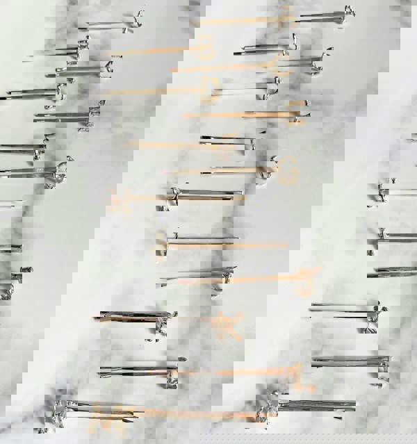 personalised hair clip gift set initial bobby pin