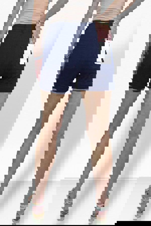 Paulo Due Women's Casual Turn Up Slim Fit Shorts