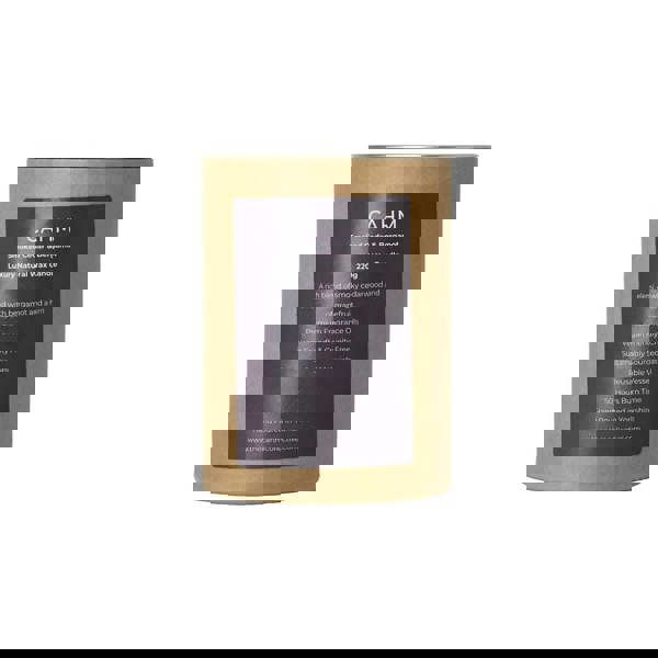 CAHM Smoked Cedar & Bergamot Candle - Amber