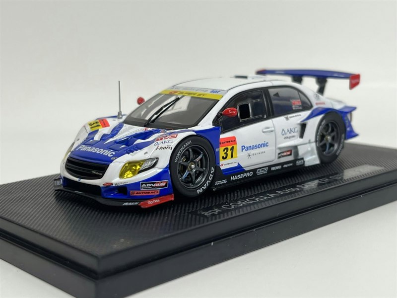 Ebbro Toyota Corolla APR Axio Super GT 300 2010 #31 1:43 Scale 44433