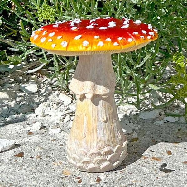 Farmwood Garden Mushroom / Toadstool Ornament 12cm