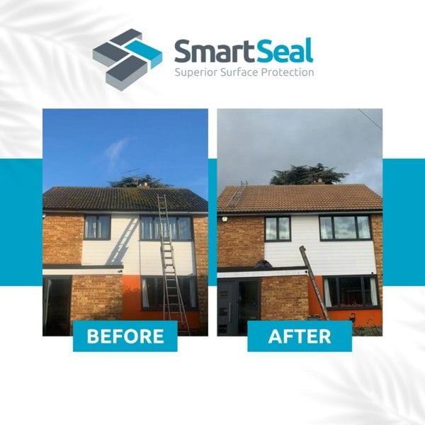 Smartseal Roof Cleaner Xtreme Removal of Dirt, Algae & Grime from Roofs - 10 Litres (2 x 5L)