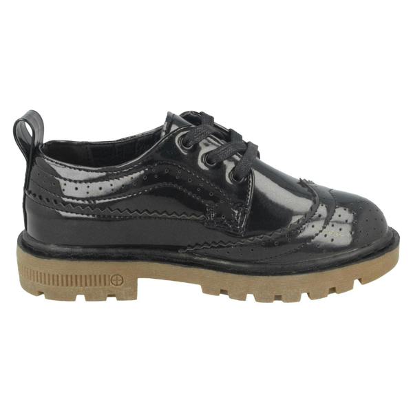 Spot On Girls Spot On Lace Up Brogue Shoes