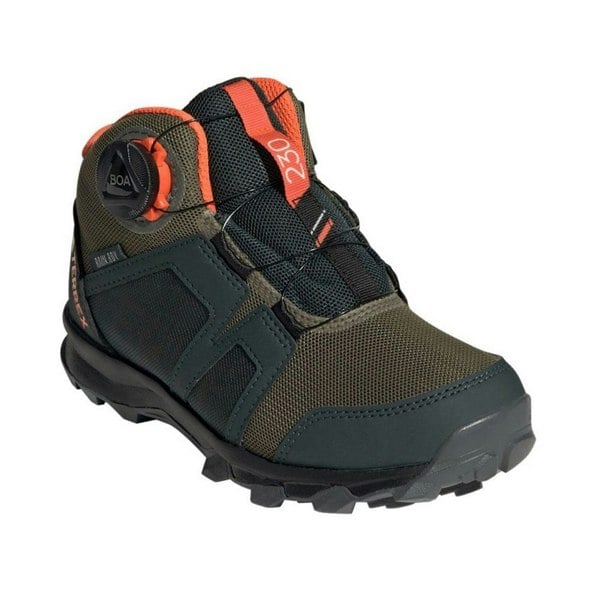 Adidas Childrens/Kids Terrex Boa Rain Rdy Hiking Shoes - Green