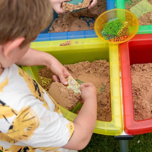 tickit Discovery Colour Quadrant Trays & Stand