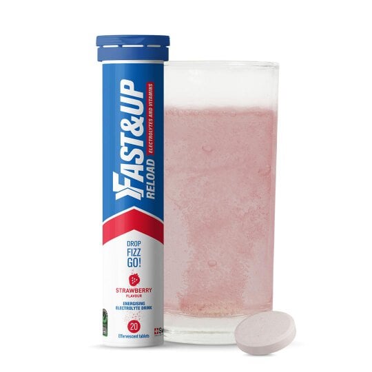 Reload - Electrolyte Tablets for Instant Hydration & Energy - Strawberry Flavour, Pack of 1