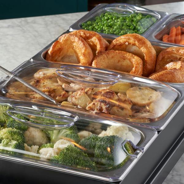 Cooks Professional 5 Section Buffet Warmer | 9.6L | Black