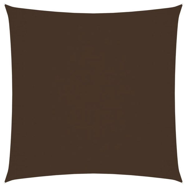 Berkfield Sunshade Sail Oxford Fabric Square 6x6 m Brown