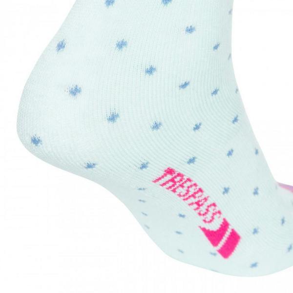 Trespass Kids/Childrens Replicate Ski Tube Sock (Pack Of 2) - Bluebell/Aqua - 