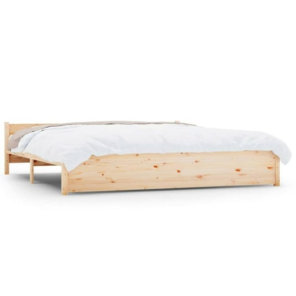 Berkfield Bed Frame Solid Wood 180x200 cm Super King Size