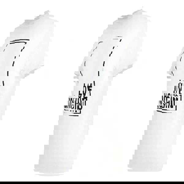 Love Moschino Box Logo White T-Shirt - Nova Clothing