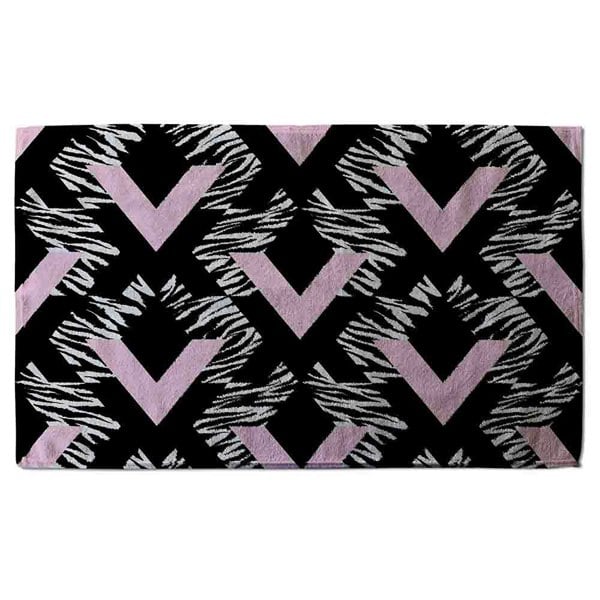Benjamin Tate Design Geometric Animal Print (Bath Towel)