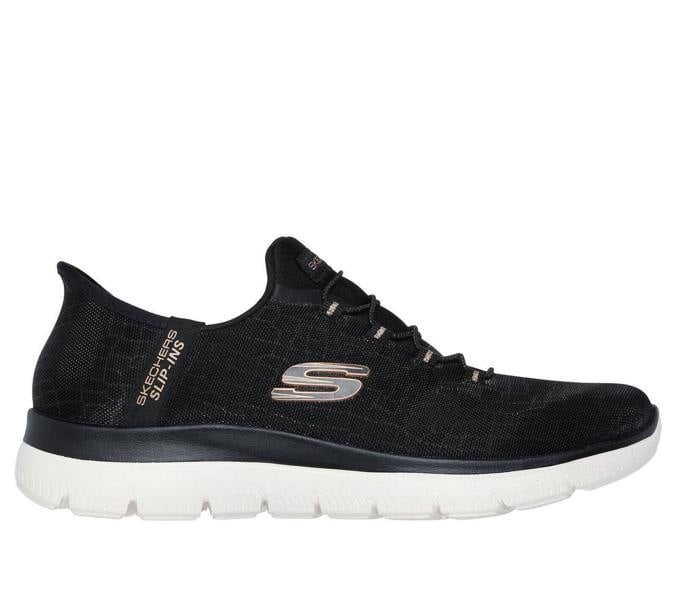 Skechers Summits Classy Night Womens Slip-Ins Casual Sports Trainer