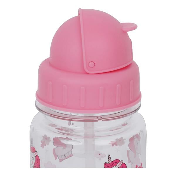 Regatta Luna The Unicorn Straw Tritan 0.35L Water Bottle - Sweet Pink - 