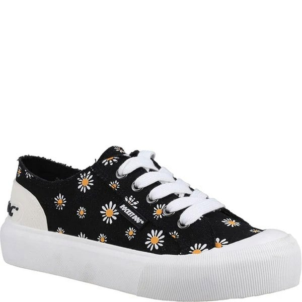 Rocket Dog Womens Jazzin Plus Dixie Trainers - Black