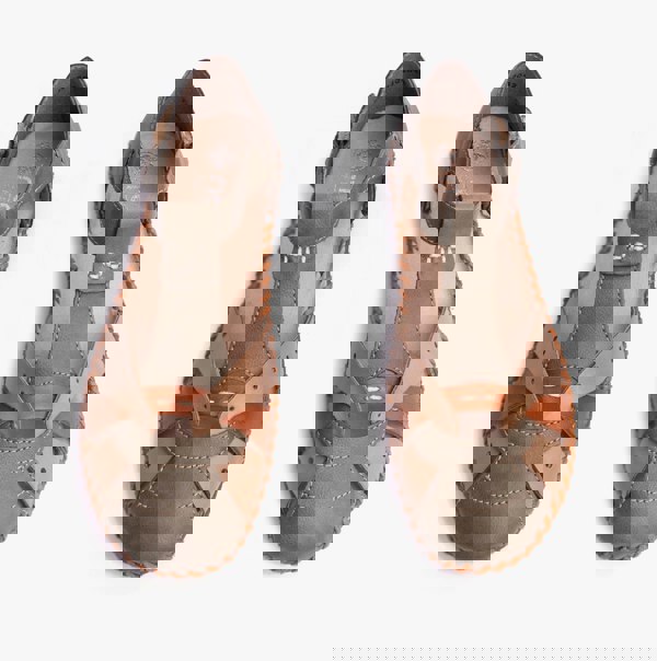 Rieker Hook & Loop Womens Sandals - Green (M1655-54)