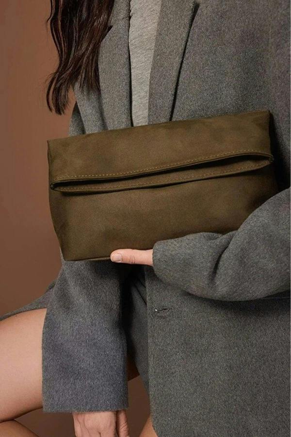 WOVCOR Suede Women's Clutch Bag