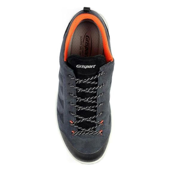 Grisport men's walking shoe with lace-to-toe fit, padded tongue and double stitched heel loop
