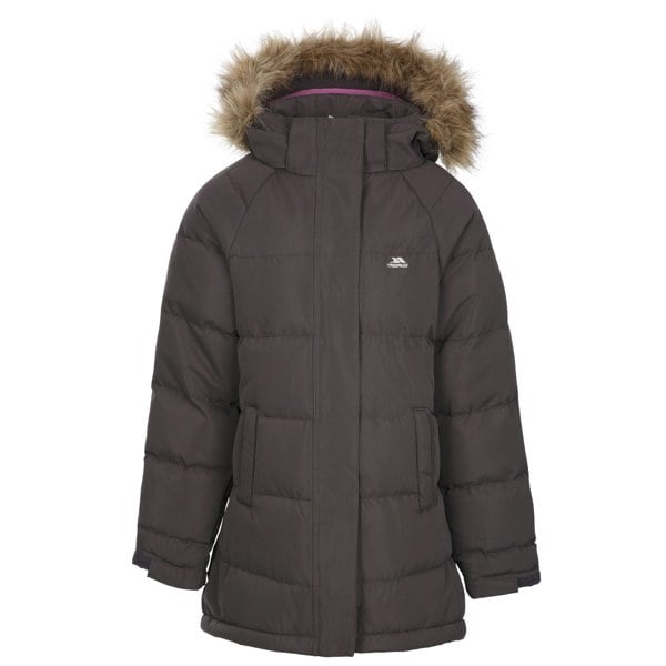 Trespass Girls Unique Padded Jacket - Dark Grey