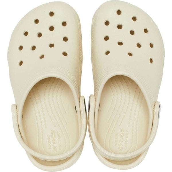 Crocs Toddler Classic Croslite Rubber Bone Loafers