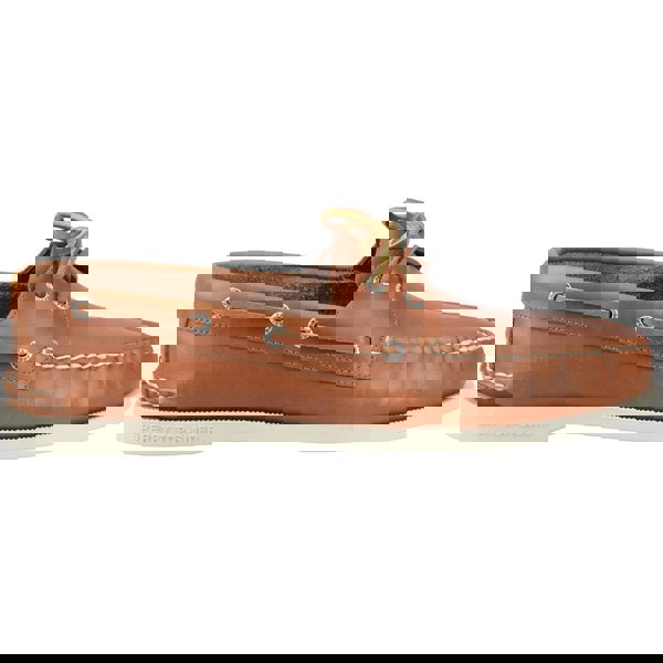 Sperry Authentic 2 Eye Leather Men's Tan Boat Shoes