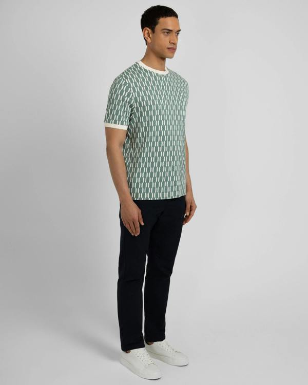 Steel & Jelly Thirza - Retro Geometric Printed T-Shirt
