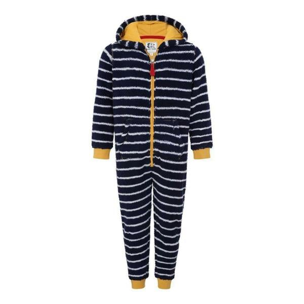 Lazy Jacks Boys Snug Fit All-In-One Nightwear - Marine
