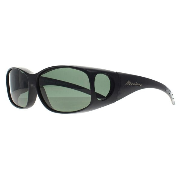 Montana Fit Over Glasses Sunglasses MFO1 B Matte Black G15 Polarized