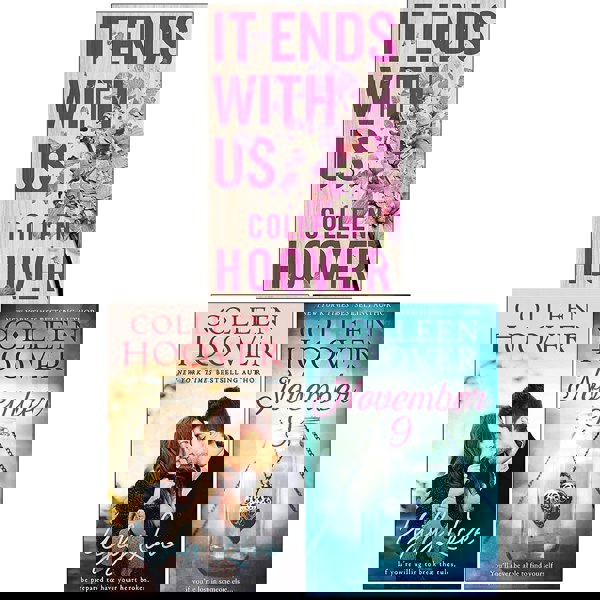 Colleen Hoover Collection 3 Books Set (It Ends With Us, Ugly Love, November 9)