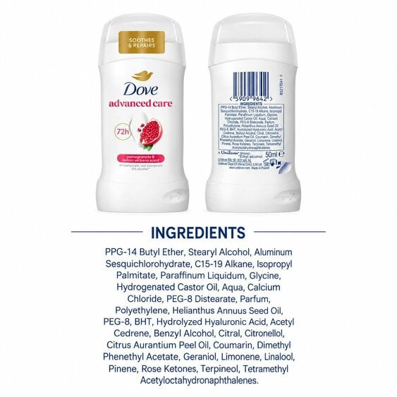 Dove Go Fresh Anti-Perspirant Deo Stick 50ml 12 Pack, 72H Sweat Protection