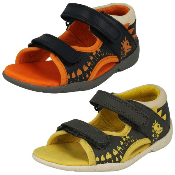 Clarks Boys Clarks Casual Sandals Fudgy Jump