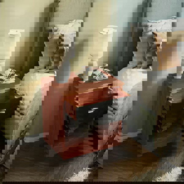 Comfy Living High Gloss Bedroom Furniture 3 Piece Trio Set Wardrobe Chest Bedside