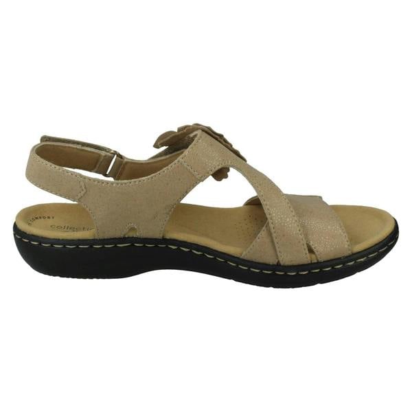 Clarks Ladies Clarks Slingback Sandals With Flower Detail Laurieann Bea