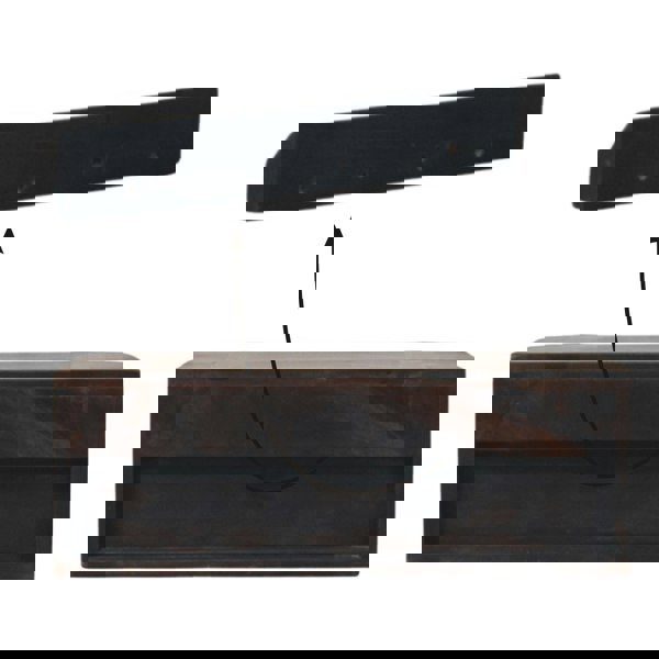 Artisan Furniture Solid Wood Rattan Curve Wall-Mounted Drawer