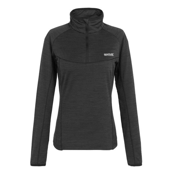 Regatta Women's Yonder II Half Zip Fleece Top - Black