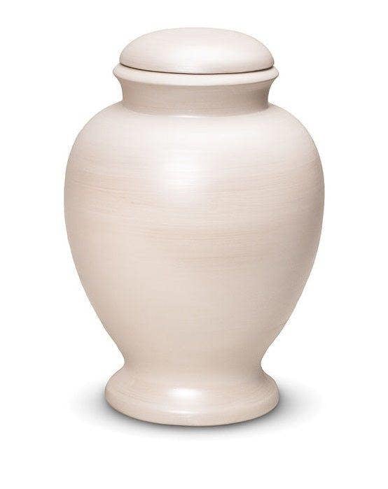 Memorials Direct Biodegradable Urn – Adult (Pearl, Sand,  Wood Effect, &  Burnt Orange)