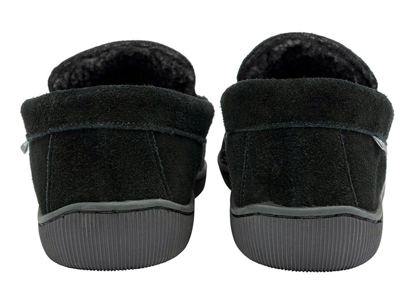 Dunlop Nathan Suede Leather Mens Memory Foam Loafer Slippers