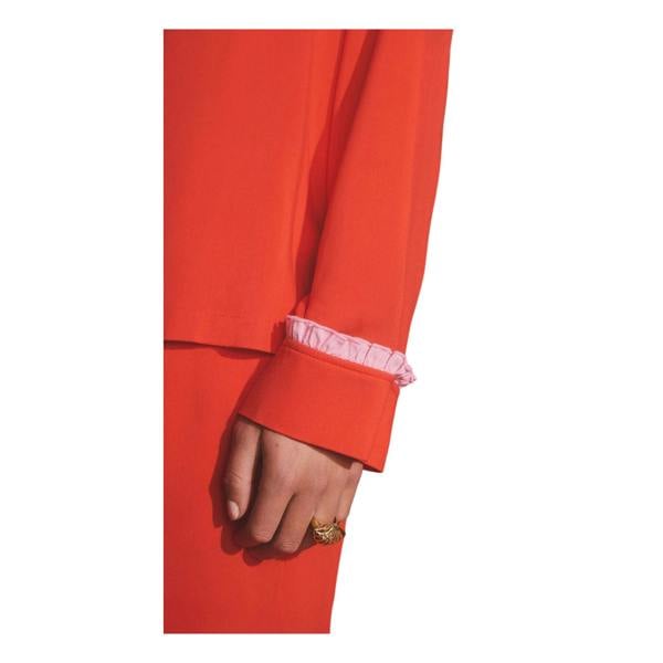 Cath Kidston Womens/Ladies Bow Viscose Long-Sleeved Pyjama Set - Red - 